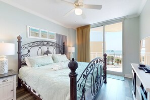 2 bedrooms, iron/ironing board, WiFi, bed sheets - 4th Floor Cozy, Welcoming Condo At Waterscape Waterfall, Lazy River (Fort Walton Beach)