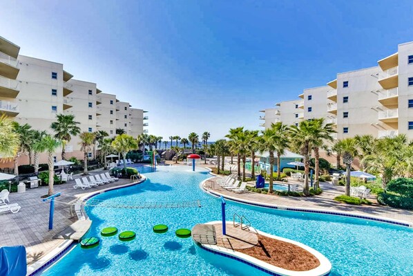Pool - Warm, Welcoming Condo At Waterscape w/Children's Playground & Two Hot Tubs (Fort Walton Beach)