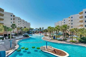Pool - Picturesque Condo At Waterscape Steps To Beach 490 Feet Of Private Beach (Fort Walton Beach)