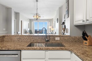 Interior - Welcoming waterfront condo with a furnished balcony, pool & pool spa (Panama City Beach)