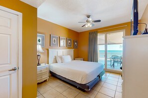 2 bedrooms, iron/ironing board, WiFi, bed sheets - Colorful, waterfront condo with beach access, pool & fitness center (Panama City Beach)