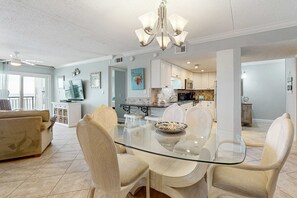 Interior - Beachfront condo with beach setup- close to everything (Fort Walton Beach)