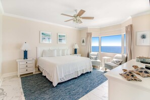 2 bedrooms, iron/ironing board, WiFi, bed sheets - 12th-Floor, Beachfront Condo with Fast WiFi, Shared Pools, Hot Tub, Fitness Room (Panama City Beach)