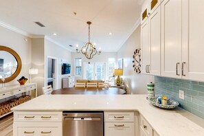 Interior - Modern condo with pool access, screened balcony, W/D, & bikes - close to beach (Santa Rosa Beach)