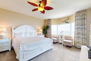 2 bedrooms, iron/ironing board, WiFi, bed sheets - Remodeled family-friendly, beachfront condo w/ Gulf views, Pool & Hot tub (Panama City Beach)