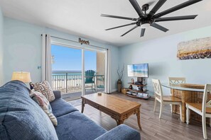 TV, DVD player, offices - 3rd Floor Spacious Gulf Front Condo w/ Beach Service Included, Near Dining (Fort Walton Beach)