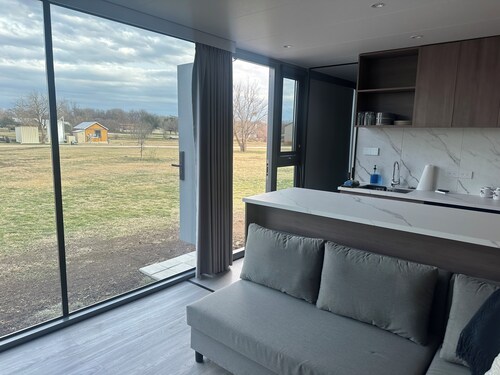 Perfect stargazing from the glass vessel