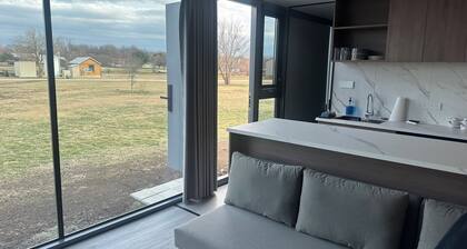 Perfect stargazing from the glass vessel
