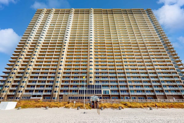 Exterior - 22nd-floor beachfront condo with Gulf views, hot tub, pools, sauna, gym, balcony (Panama City Beach)