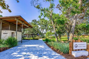 Property grounds - Modern home with large backyard, deck, and close to the beach (Perdido Key)