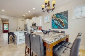 Dining - Waterfront retreat with heated pool, tennis, golf, & golf carts (Miramar Beach)