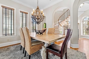 Dining - Spacious Beach Home with Pool & Balconies - Short Walk to Private Beach Access (Miramar Beach)