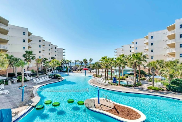 Pool - Gulf-Front Condo At Waterscape 490 Feet Of Private Beach (Fort Walton Beach)
