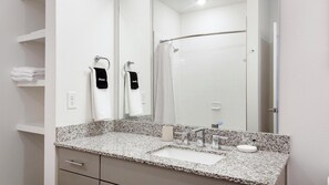 Bathroom - Landing | Stylish 1BD, Gym, Pool (Colorado Springs)
