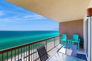 Property grounds - Sand-front condo with pool, hot tub, gym, scenic balcony, smart TVs, W/D, & AC (Panama City Beach)