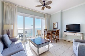 TV, DVD player, offices - Inviting Gulf-front condo In Perdido Key with waterfront pool/hot tub and oceanfront balcony (Perdido Key)