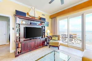 TV, DVD player, offices - Inviting Gulf-front condo In Perdido Key with waterfront pool/hot tub and oceanfront balcony (Perdido Key)