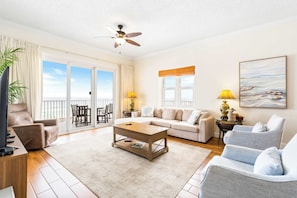 TV, DVD player, offices - Inviting Gulf-front condo In Perdido Key with waterfront pool/hot tub and oceanfront balcony (Perdido Key)