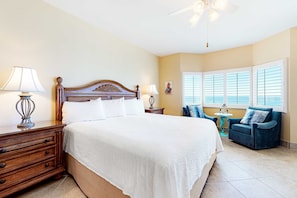 3 bedrooms, iron/ironing board, WiFi, bed sheets - 15th Floor Oceanfront Condo with Shared Pool & Hot Tub, Ocean View, & Fast WiFi (Panama City Beach)