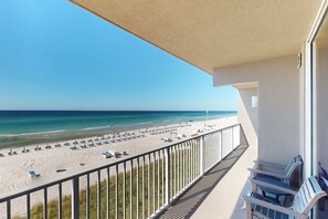 Property grounds - Gulf-front master on the 2nd floor No elevators needed from garage walkover (Panama City Beach)