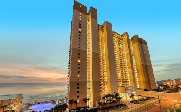 Exterior - Gulf-front master on the 2nd floor No elevators needed from garage walkover (Panama City Beach)
