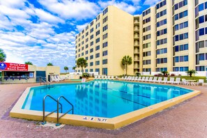 Pool - 8th-Floor studio in beachfront resort with outdoor pool, game room, gym, patio (Panama City Beach)