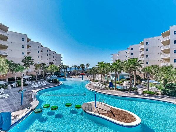 Pool - 4th Floor Condo At Waterscape Children's Playground, 2 Hot Tubs (Fort Walton Beach)