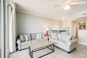 TV, DVD player, offices - 5th Floor Beautifully Decorated Condo At Waterscape Waterfall, Lazy River (Fort Walton Beach)