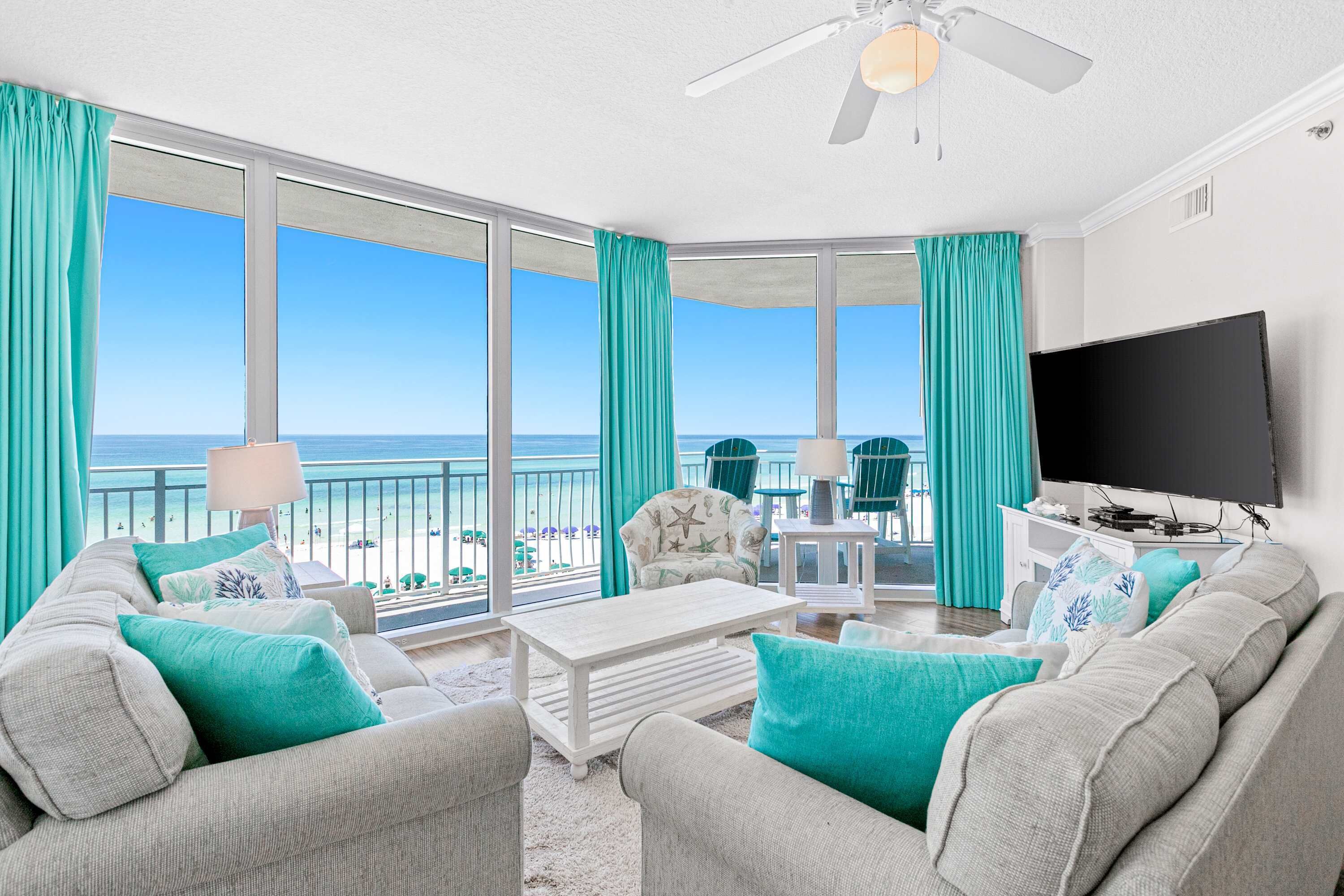 TV, DVD player, offices