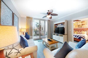 2 bedrooms, iron/ironing board, WiFi, bed sheets - 2nd Floor Welcoming Condo At Waterscape Children's Playground, 2 Hot Tubs (Fort Walton Beach)