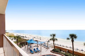 Property grounds - Beach-chic, 7th-floor condo with incredible Gulf-front views, gym, hot tub & 2 pools (Panama City Beach)