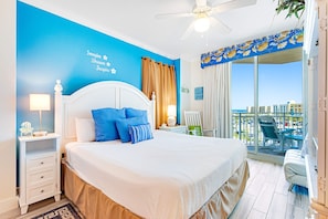 2 bedrooms, iron/ironing board, WiFi, bed sheets - 5th Floor Bright, Welcoming Condo At Waterscape Waterfall, Lazy River (Fort Walton Beach)