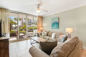 TV, DVD player, offices - Ground-Floor Condo At Waterscape Beach Service Included Seasonally, Playground (Fort Walton Beach)
