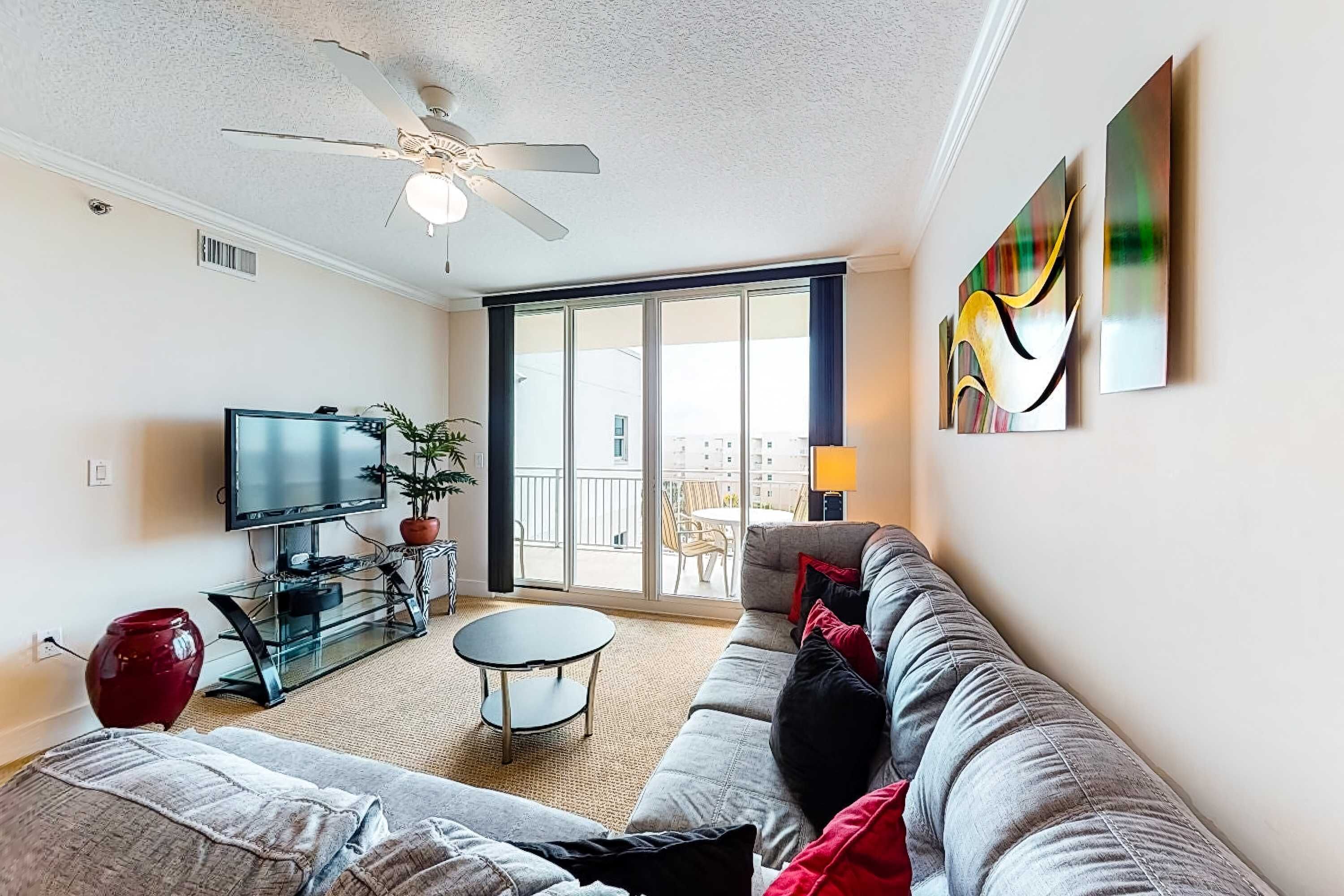 TV, DVD player, offices