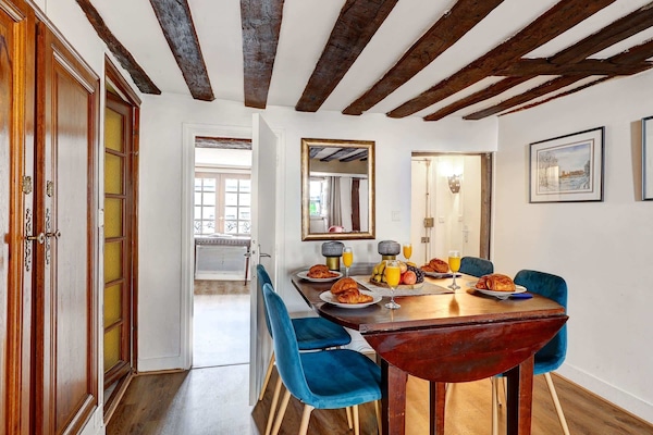 The dining area