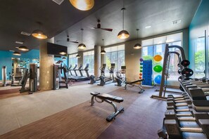 Fitness facility - Landing | Amazing 2BD, Game Room, Clubhouse (Houston)