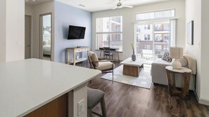 Smart TV - Landing | Spectacular 2BD, Gym, Game Room (Houston)