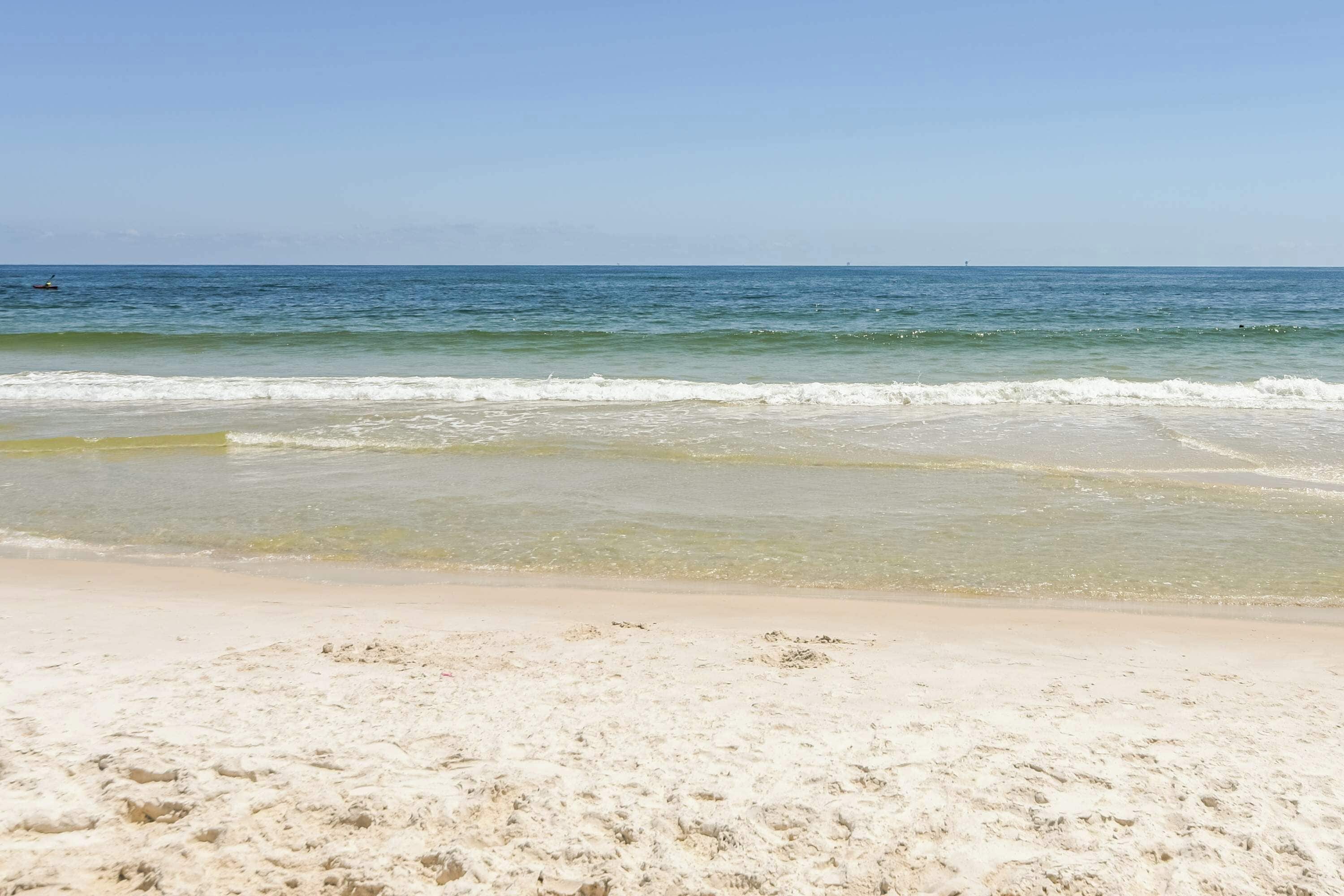 On the beach