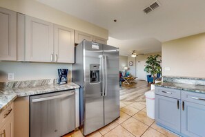 Interior - Bay View Condo with Private Balcony, AC, WiFi & Access to Shared Hot Tubs Pools (Fort Morgan)