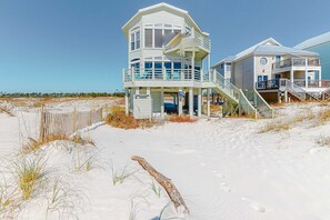 Exterior - Gulf-Front Retreat with Private Balcony and Direct Beach Access (Fort Morgan)
