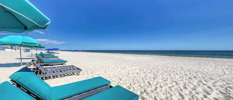 On the beach