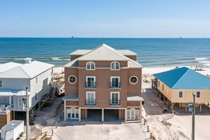 Exterior - Luxury Beachfront Duplex in Fort Morgan | Pool, Elevator and Wedding-Friendly (Fort Morgan)