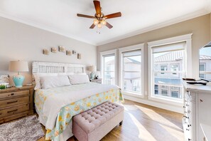 2 bedrooms, iron/ironing board, WiFi - Coastal, group-friendly getaway with outdoor pool access and fishing pier (Gulf Shores)