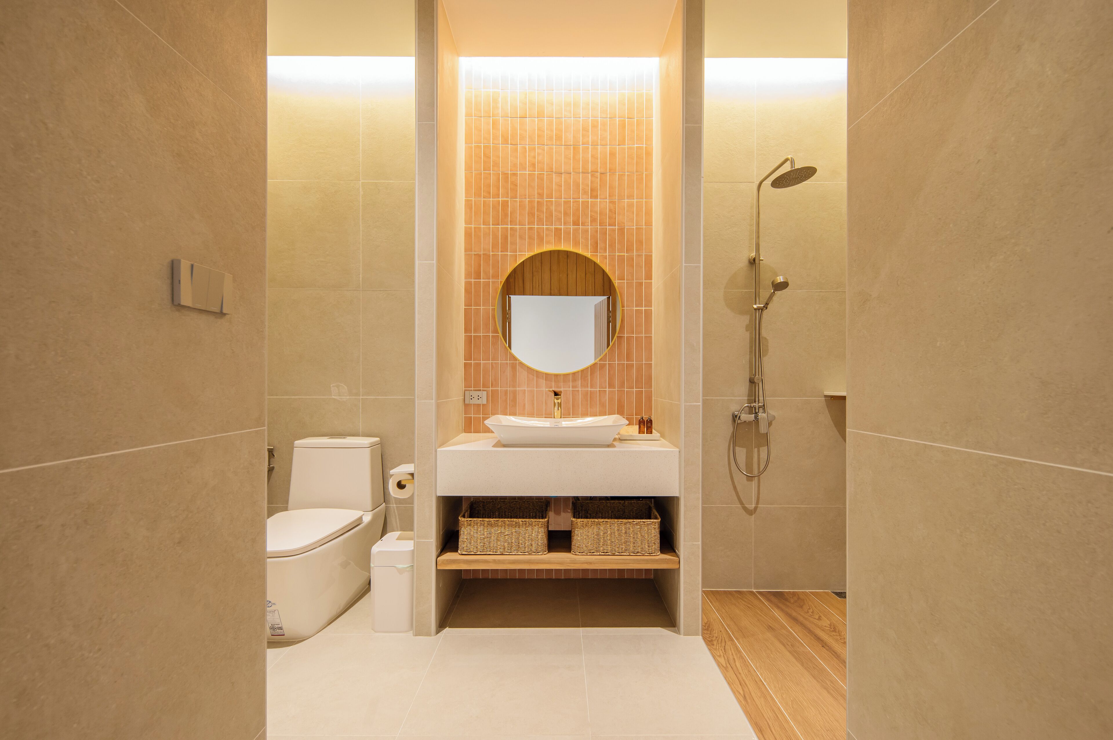 Chambre, vue plage | Salle de bain