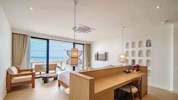 Habitación individual, vistas al mar | Caja fuerte, cortinas opacas, sistema de insonorización