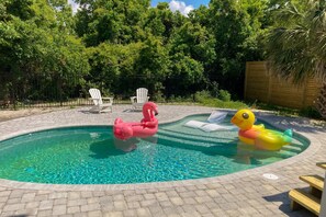 Pool - New dog-friendly home with a private pool near the Gulf (Gulf Shores)