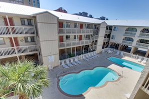 Pool - Home w/partial ocean views, internet, washer/dryer, central AC (Gulf Shores)