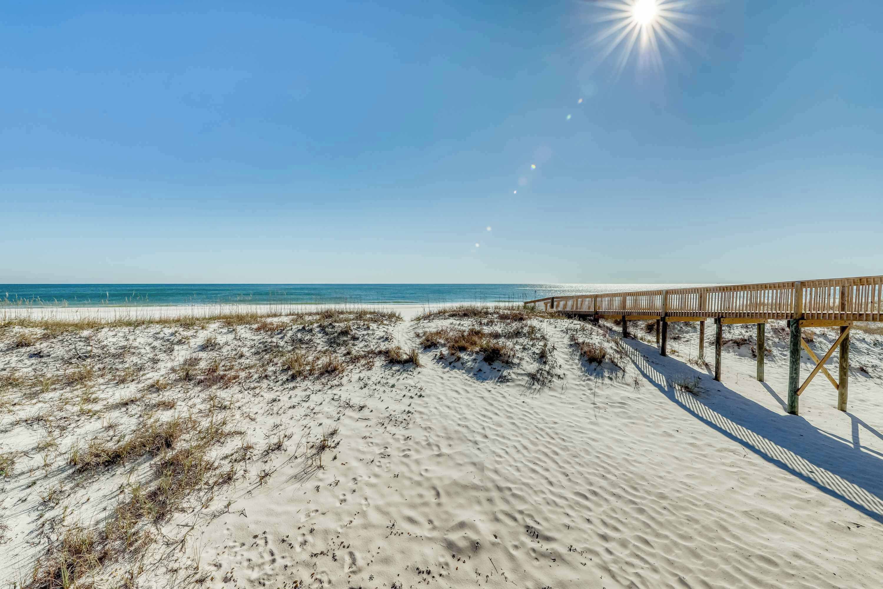 On the beach