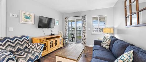 TV, DVD player, offices
