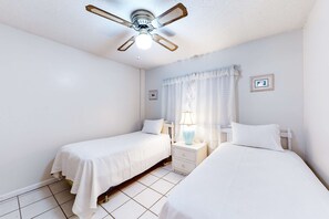 2 habitaciones, internet y ropa de cama